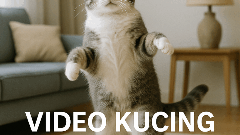 Video Kucing Viral Menari Lucu, Bikin Netizen Gemas!